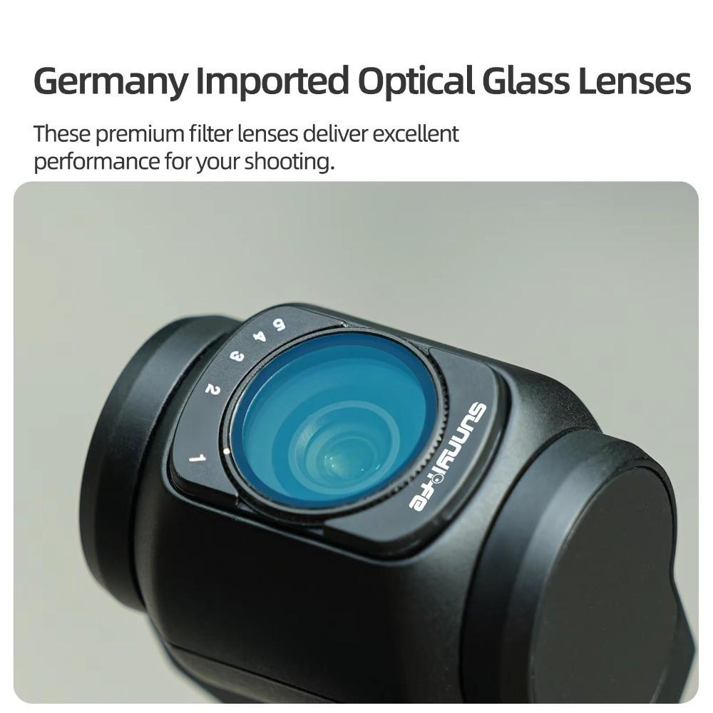 1/4 Black Mist Lens Filter Kit ND2-32 Macro Lens for DJI Osmo Pocket 4 3 Camera Accessories