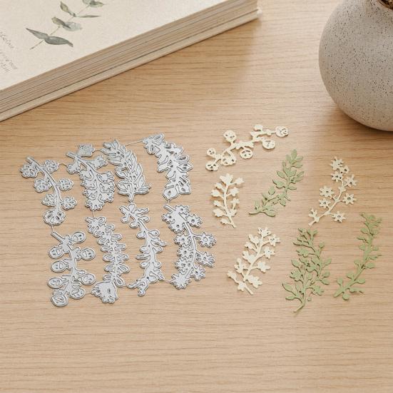 8PCS Vines Cutting Mold, Photo Album Mold Embossing Die, Durable Carbon Steel Stencil, for DIY Scrapbook Card Making Supplies