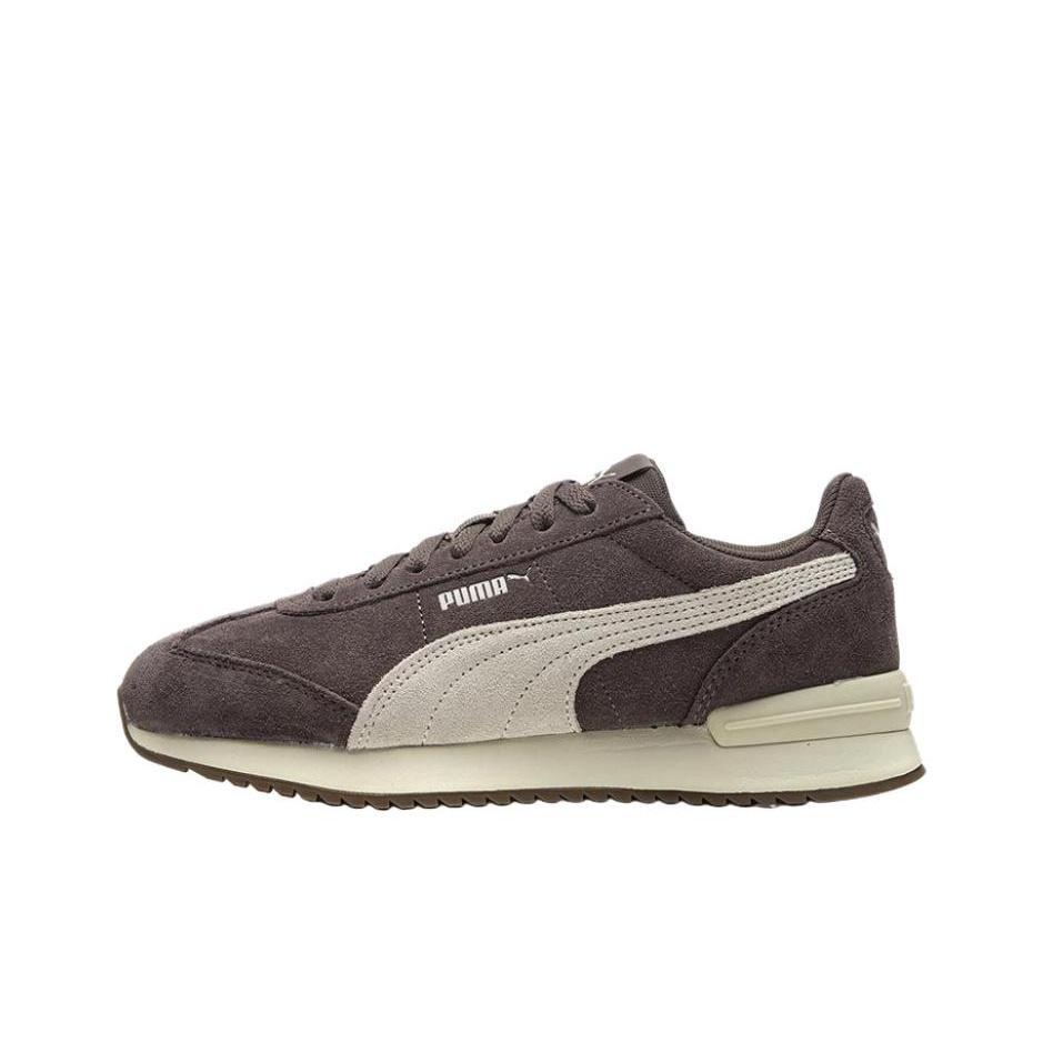 Puma R78 Wind Sd Fashion Comfortable Non-Slip Low-Top Casual Shoes Unisex Sneaker Gray Brown 402660-05