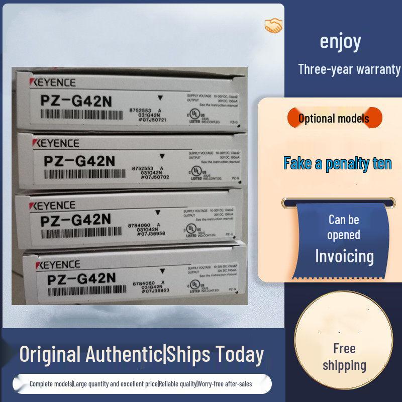 

KEYENCE Photoelectric Switches: PZ-G41P, PZ-G42N, PZ-G51N, PZ-G61N PZ-B41A