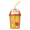LEC Anpanman Die-Cut Straw Cup 300ml Dokin-chan