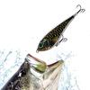 Fishing Bait with Treble Hook 3D Eyes Realistic Looking Bright Colors Natural Swimming Posture Hard Bait Artificial Lure