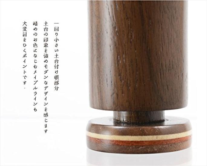 Butsuendo Brand: [Walnut and Maple Line Buddhist Altar Accessories: Incense Holder] Buddhist Altar Accessories, Incense