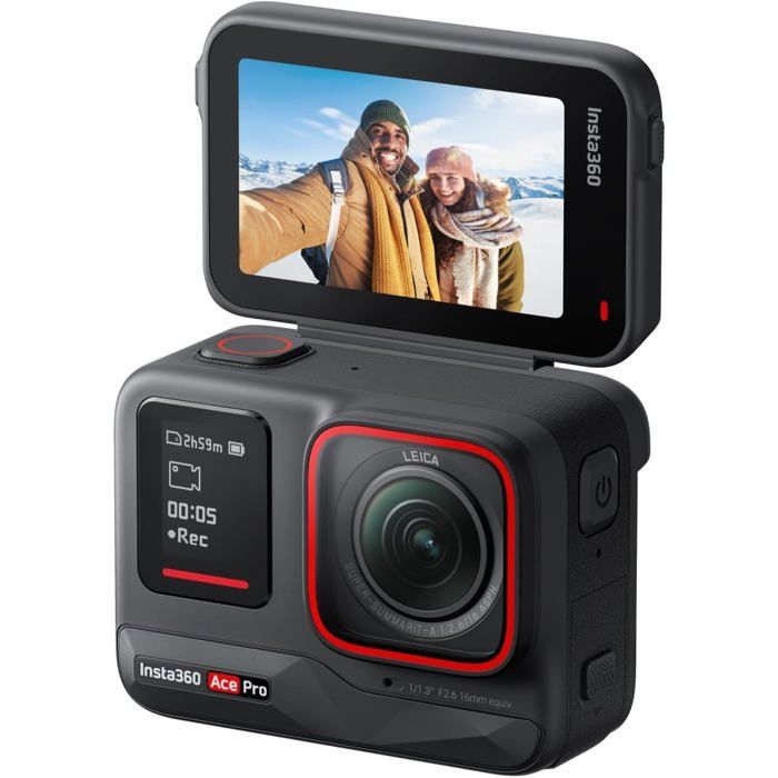 Insta360 Ace Pro Caméra Sport 8K, 4K, 2.7K, Full HD, Ralenti, Accéléré, Écran Tactile, Bluetooth, WiFi, Étanche