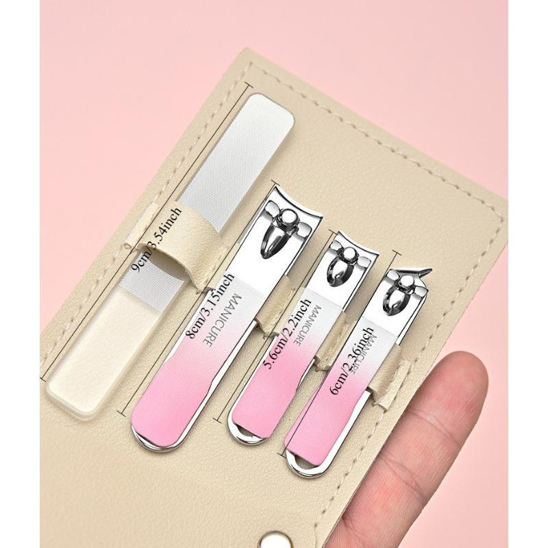 1SET Gradual Change Color Nail Clipper Set Household Nail Clippers High-grade Nail Clippers Portable Nail Clipper Clipper Nail Clipper Set