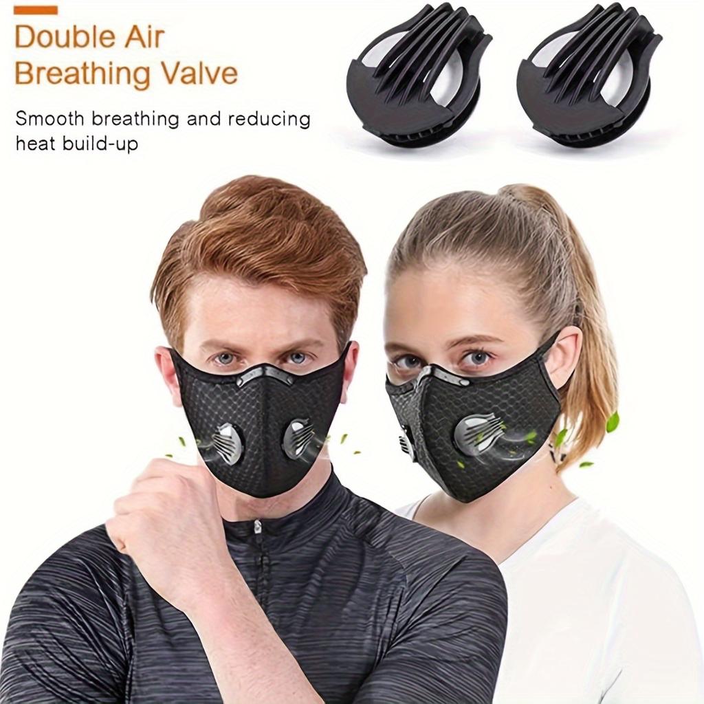 2-Pack Black Sports/ Activated Carbon - Ultra Breathable Mesh, Comfort Fit Adjustable Cycling, Running, Outdoor Workouts
