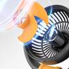 Folding Air Circulator Fan 5V/12V/24V Small Fan Dashboard Air Vent Fan  Auto SUV