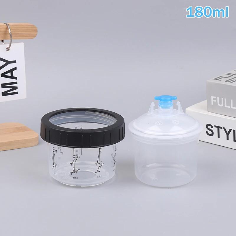 1 ks Stříkací nádobka na barvu 180/350/800 ml Plastová nádobka na míchání barev Jednorázová nádobka na barvu Typ stříkací pistole Rychloupínací nádobka