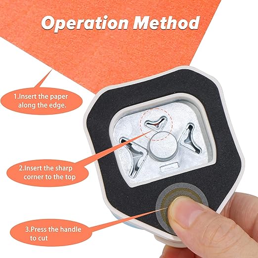 3 way Round Corner Puncher Round Corner Cutter for Card Photo Paper Gift Card and DIY Film Plastic Card
