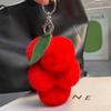 Imitation Rex Rabbit Fur Cute Ball Fur Pendant Fruit Grape Bag Pendant Plush Car Keychain