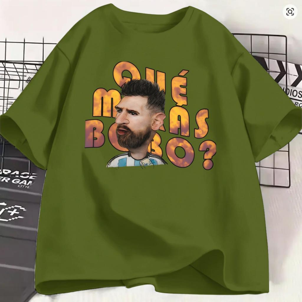 Que Miras Bobo T-shirt Per Unisex Cotone Puro Divertente T-shirt Girocollo Meme Magliette Manica Corta Taglie Forti