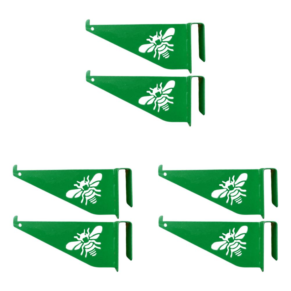 

2 шт. кронштейн для осмотра улья, держатель рамки для улья, инструмент для пчеловодства (зеленый)