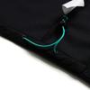 Li Ning Laufserie Wasserabweisende Kapuzen-Logo Langarmjacke Herrenjacke Schwarz AFDU351-1