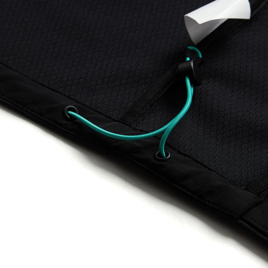Li Ning Laufserie Wasserabweisende Kapuzen-Logo Langarmjacke Herrenjacke Schwarz AFDU351-1