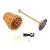 Trådløs Boho Rattan Bordlampe Oppladbar 3 Farge Dimming LED Nattbordslampe Dekorativ Belysning for Hjem Restaurant