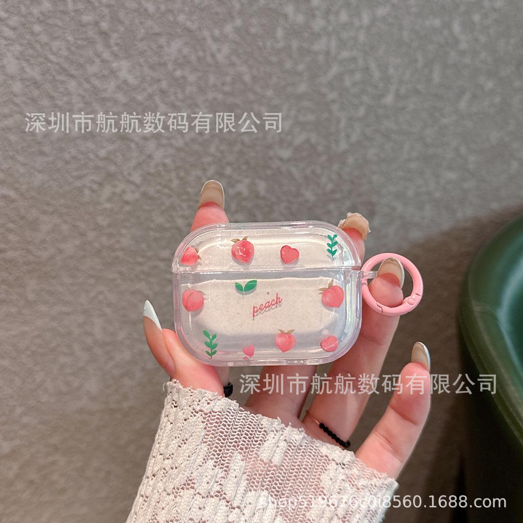 ins color love pendant is suitable for airpodspro1st generation bluetooth protective case 1st generation apple 1st generation earphone case