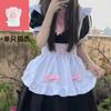 2026 New Black and White Maid Clothing Women's Clothing Daily Loli Maid Cute Dress Large Size