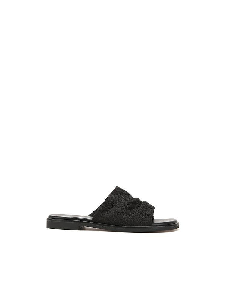 Yuanlitong Flat-bottomed Slippers Women's Fashion Fashion One-word with Soft-soled Sandals 2025 Summer New Korean Version of Women's Shoes