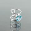 Rare Sky Blue Topaz Gemstone 925 Sterling Silver Jewelry Handmade Ring For Women RR-13-7