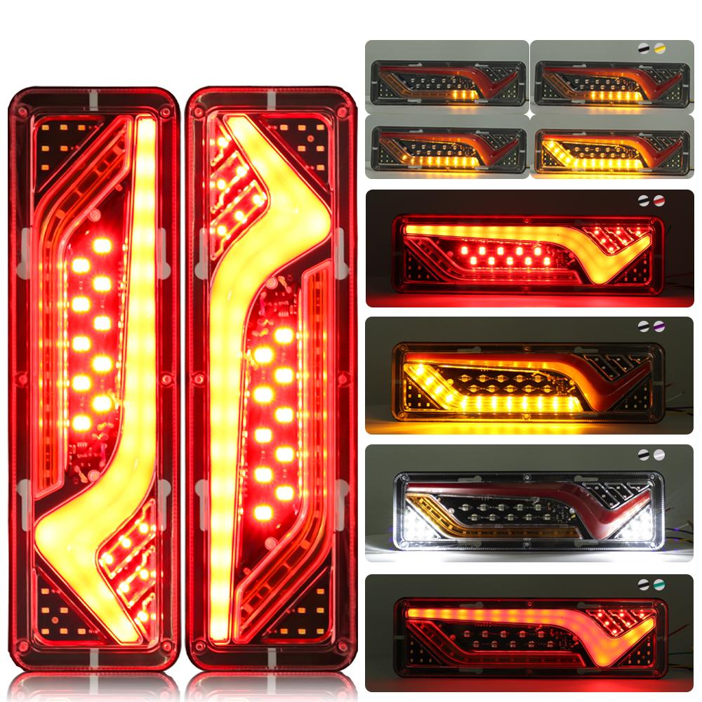 Car Trailer Trucks Tail light Car LED Rear Tail Light Running Turn Signal Rear Lamps Waterproof Taillight Parts 12V-24V
