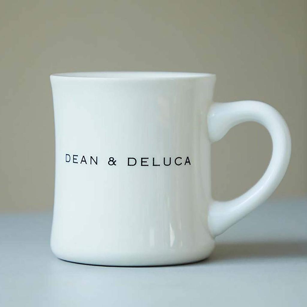 DEAN & DELUCA Tokyo Mug, 250ml, Ceramic, Microwave-Safe, Ivory, 7.7cm Diameter x 8.5cm Height
