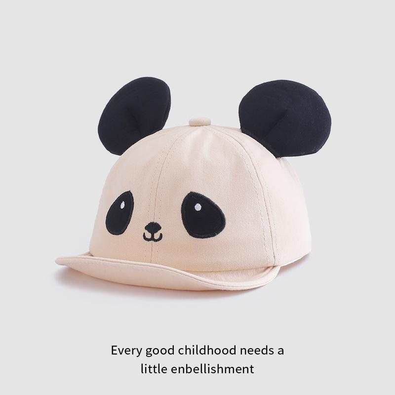 Baby Hat Spring and Autumn Cute Baby Super Cute Sun Visor Baseball Hat Soft Brim Baby Versatile Baseball Cap Fashionable