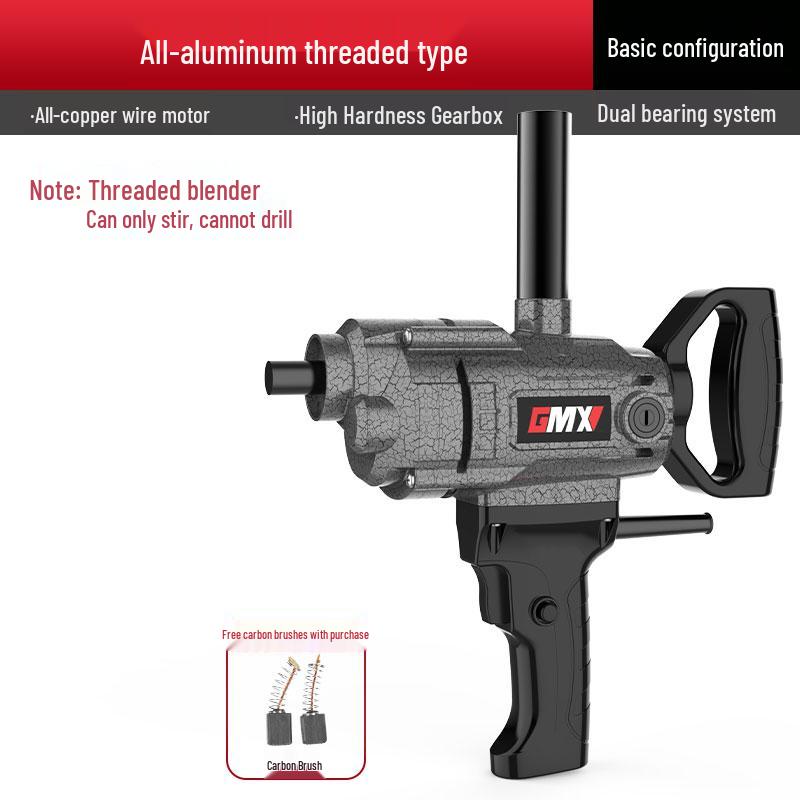 High-Power Multi-Function Electric Mixer for Putty, Cement, Mortar, and Water