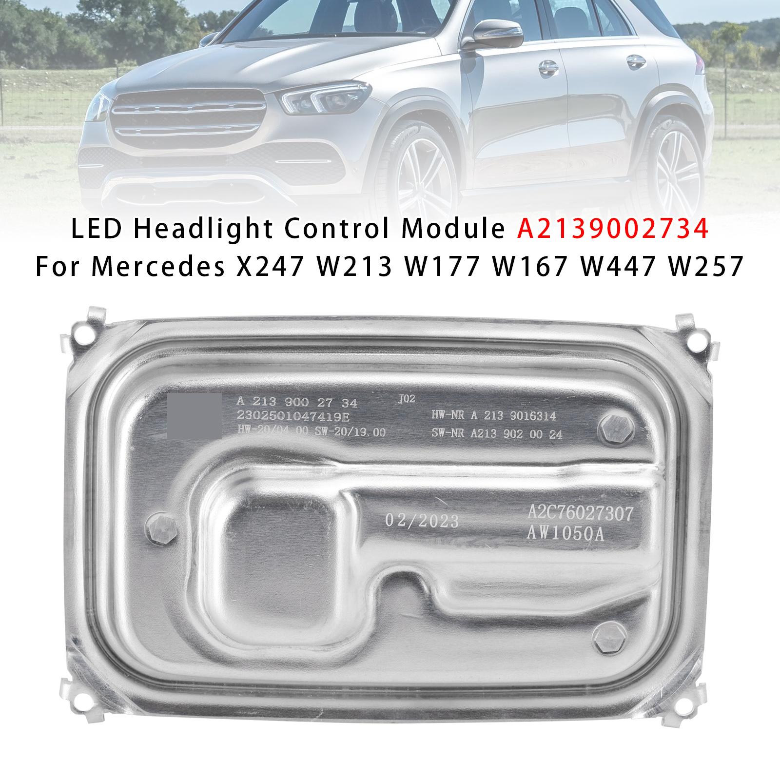 

LED Headlight Control Module A2139002734 For Mercedes X247 W213 W177 W167 W447