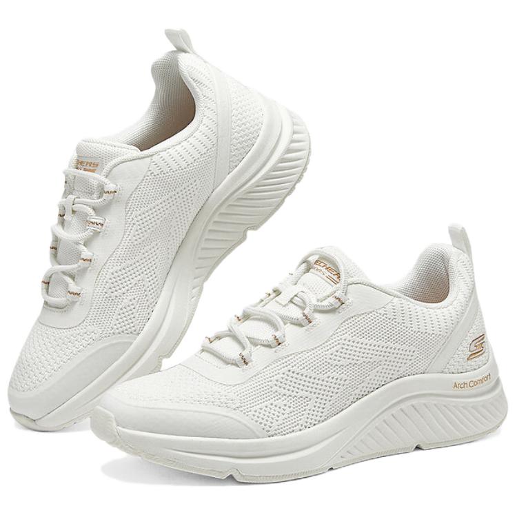 Skechers Arch Comfort Women White Low Top Running Shoes Comfortable Versatile 117561-WHT