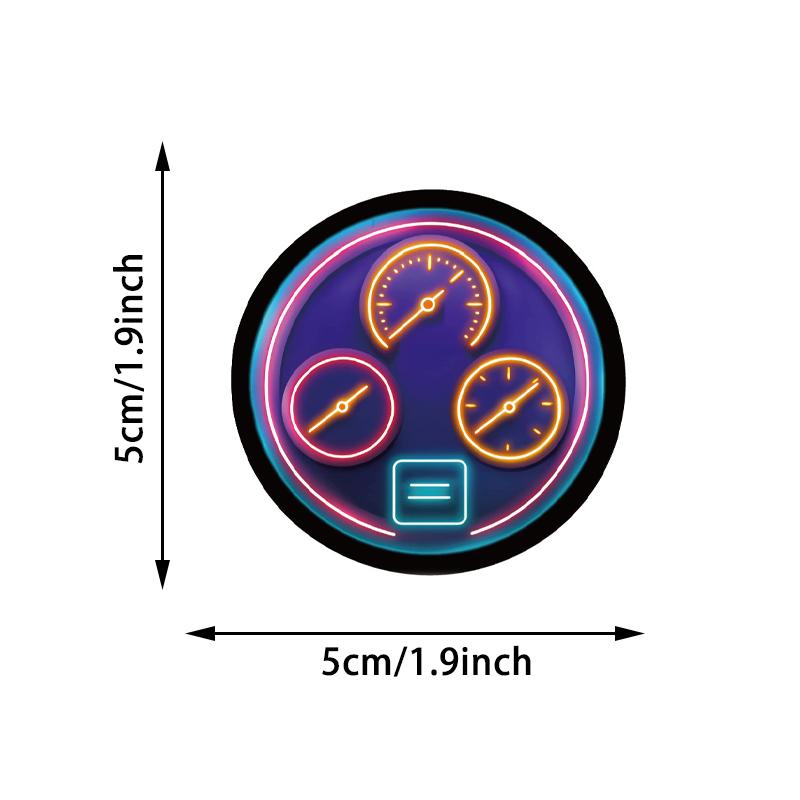 50PCS Cool Neon Stickers Racing Stickers Race Car Stickers Car Theme Waterproof Vinyl Decals for Water Bottles Laptop Guitar