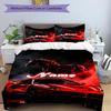 3PC Custom Name "Night Horse Legend" Bedding Set Duvet Cover Closure Includes 1 Duvet Cover & 2 Pillowcases for Bedroom