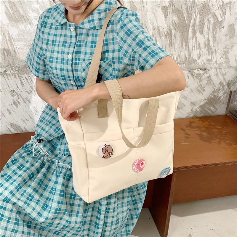 Korean-Style Large Capacity Lightweight Women's Crossbody Tote Bag