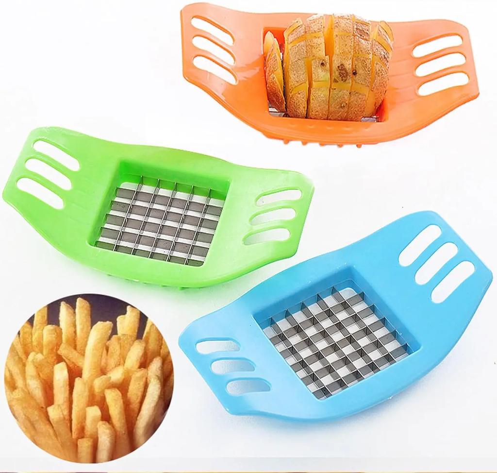 French Fries Maker Potato Cutter Vegetable Potato Slicer Cutter Chopper Chips Making Tool Potato Cutting Tool Kitchen Gadgets