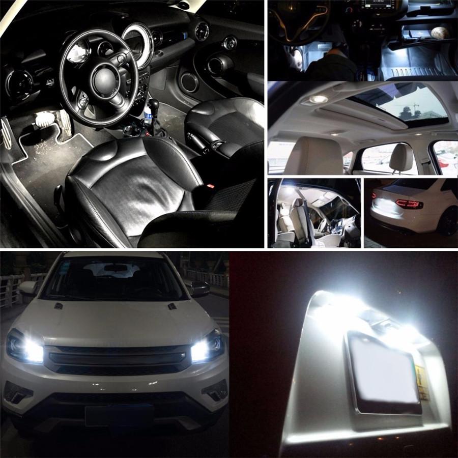 New 10X White Light T10 501 194 W5W 5630 LED 6SMD Car Width Lamp Roof Reading Light