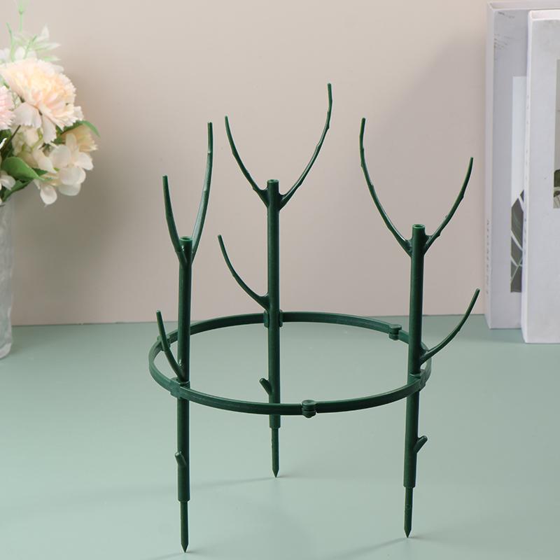 Plant Support Pile Plastic Semicircle Climbing Vines Stake Bonsai Flower Stand Cage Garden Plant Grow Fixing Rod Rack