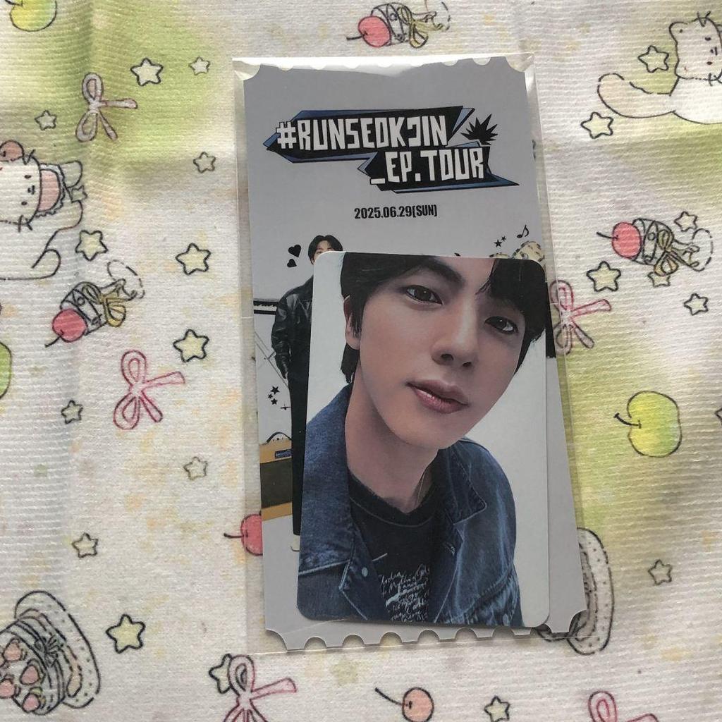 [USED] BTS Jin Day 2 6/29 RUNSEOKJIN EP.TOUR Trading Card