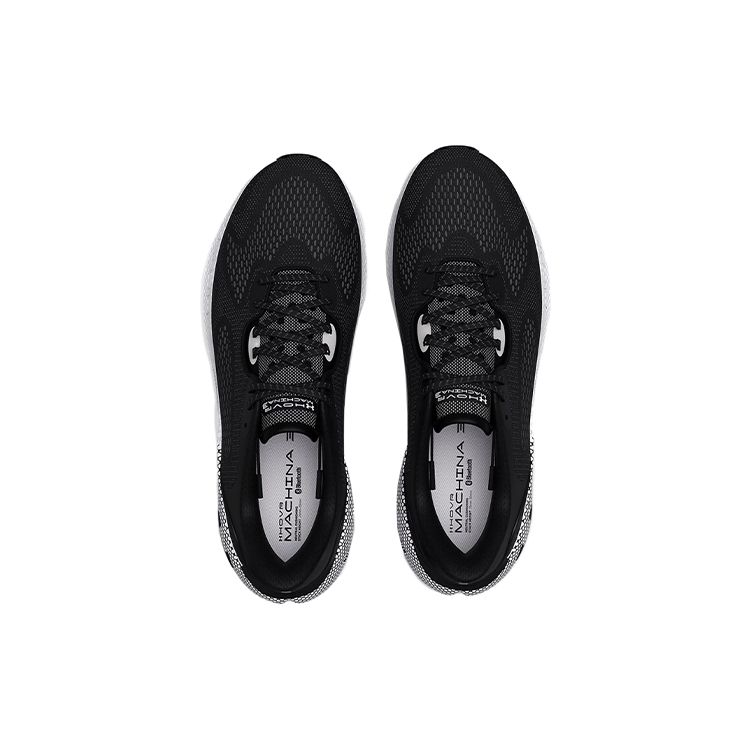 Under Armour Herren UA HOVR Machina 3 Schwarz Weiß 3024899-001