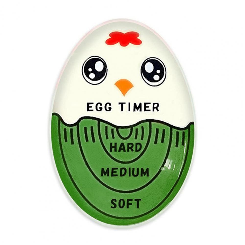 

Kitchen Egg Timer Food Grade Color Changing Egg Timer for Accurate Soft Medium Hard Boiled Eggs Temperature Mini Kitchen Gadget зелений