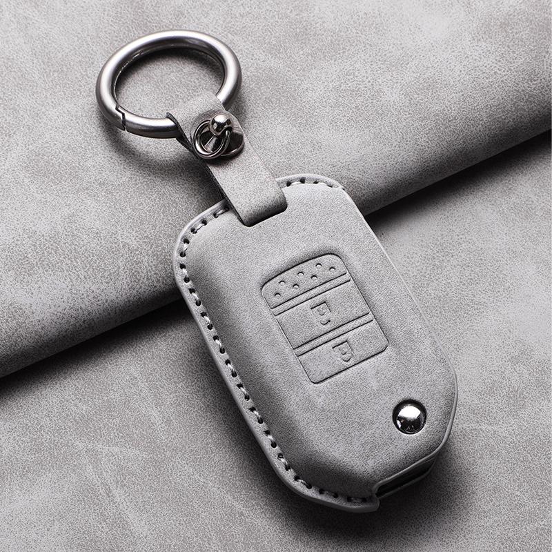 For Honda Accord Civic City Fit HR-V XR-V Folding Flip 2/3 Buttons Car Remote Key Case Cover Protection Shell Keychain Accessori
