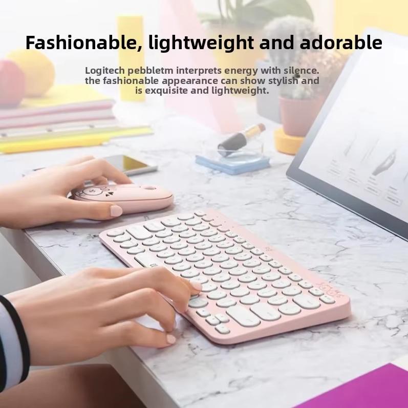 Logitech K380 Bluetooth Keyboard Laptop Phone iPad Tablet MAC Thin Film Keyboard Ultra Thin Portable Office Keyboard