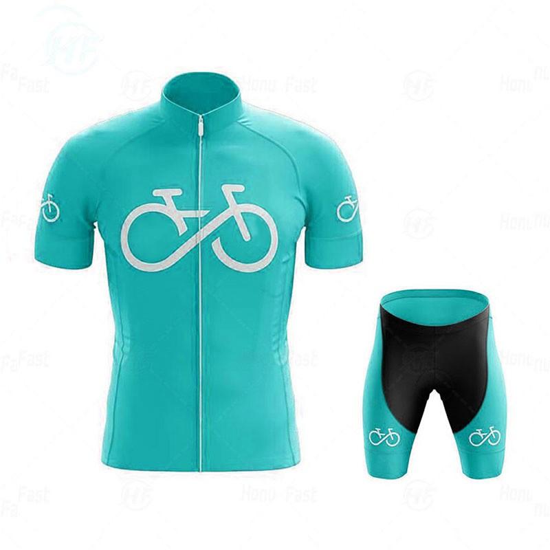 Herren Radtrikot Set Kurzarm Atmungsaktiv Schnelltrocknend Mountainbike Fahrten Outfit