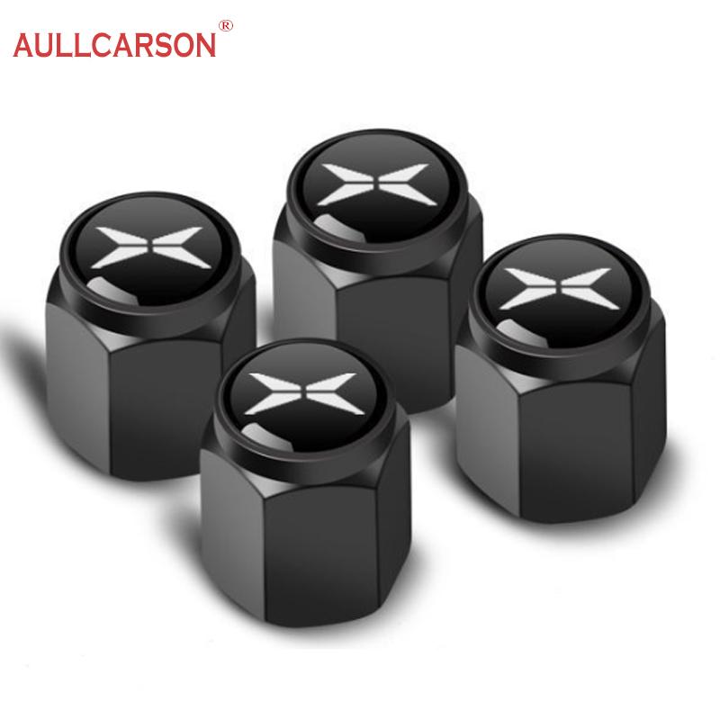 

New Alloy Material For Xpeng X-peng G6 P7 P5 X9 G9 Mona M03 G3 G7 Car Wheel Tire Air Valve Caps Stem Cover Accessories 4 Pieces чорний