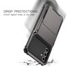 For Samsung Galaxy S24 Case Card Holder Flip Open Design PC+TPU Phone Cover