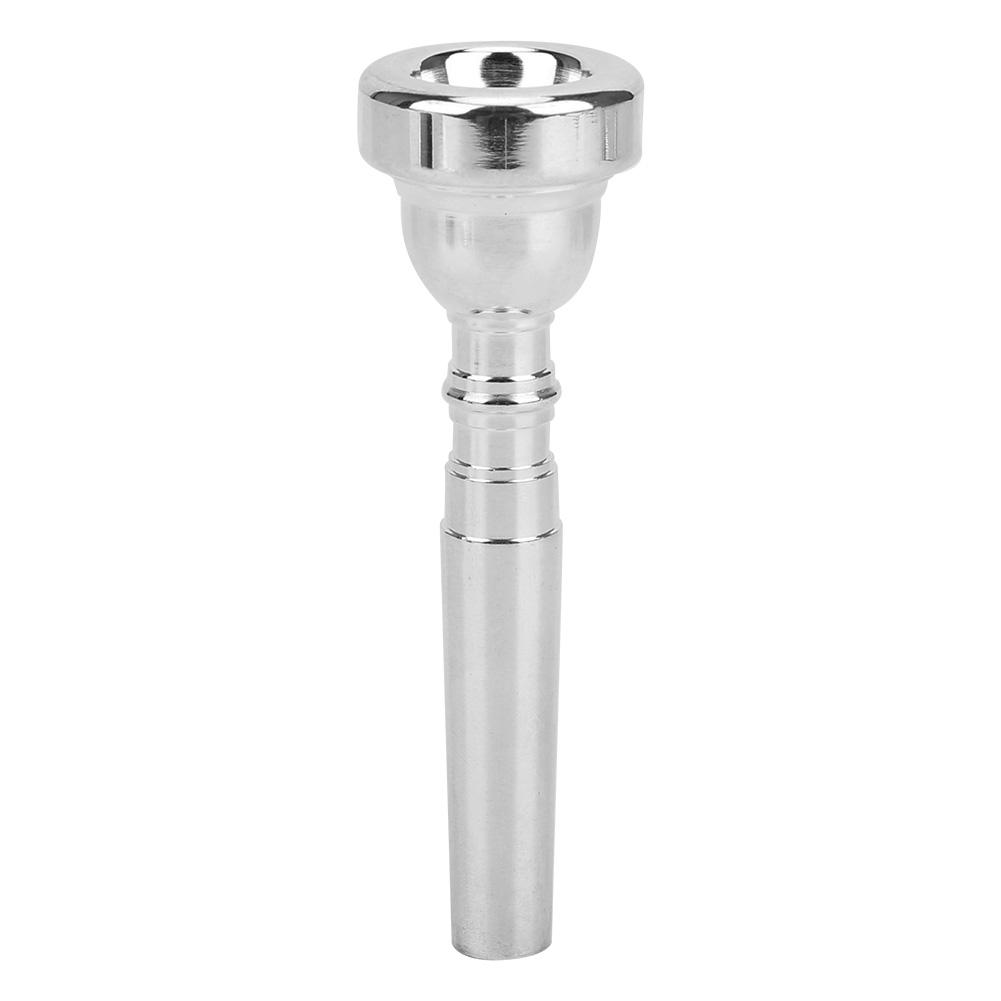 Trumpet Mouthpiece Silver Labor Saving Beginner Musical Instrument Accessories 7C(Silver )