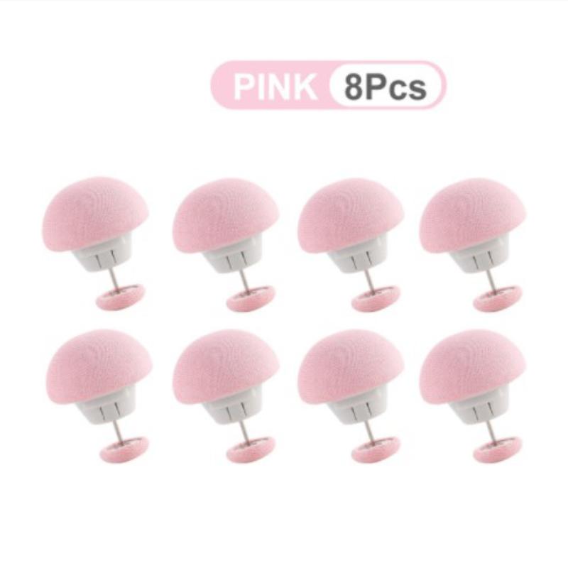 4-20pc Mushroom BedSheet Quilt Clip Anti-Slip Bedding Fasteners Reusable Duvet Cover Blanket Fix Buckle One Button Unlock