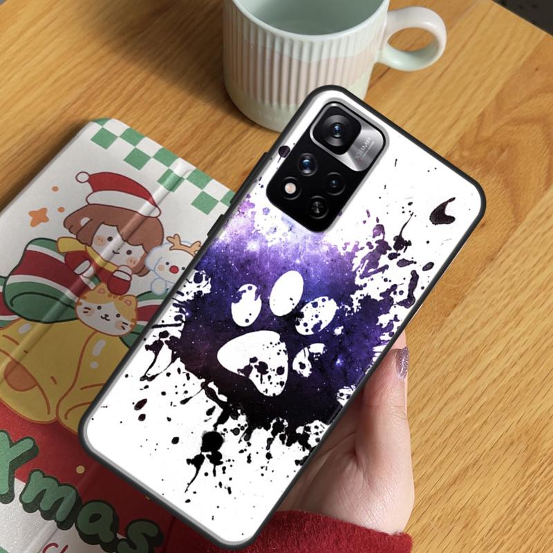 Cat Dog Paws Case For Xiaomi Redmi Note 14 Pro 13 12 11 10 15 Pro Plus Redmi 15 C 13 10C 12C 14C 13C Cover