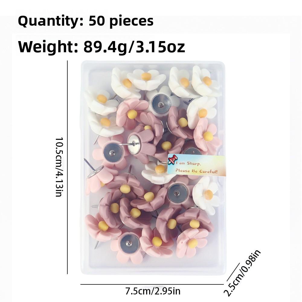 

Новый стиль Смола Милый цветок 3D Креативные кнопки для украшения офиса и фотостены 50 pcs, 3 colors