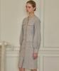 JULIY&CALLA 24 Fw Collar 94 Etoile Balloon Dress Gray