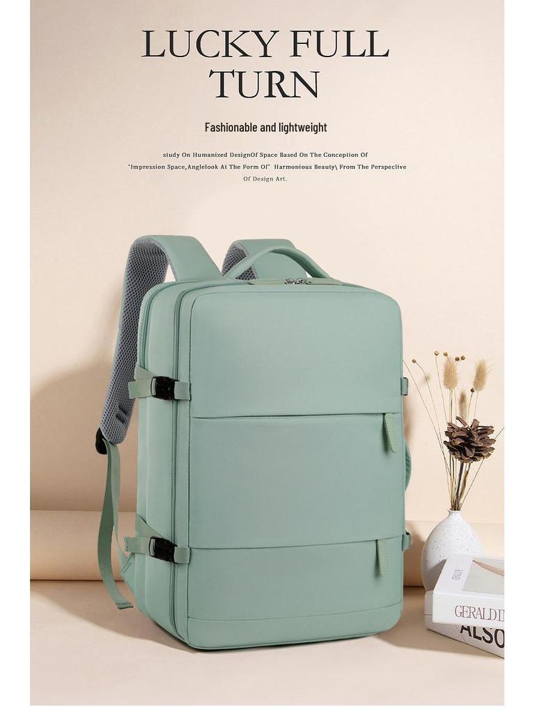 Lightweight Double Shoulder Backpack: Large Capacity for Business Trips, College Students, School, and Laptop Use