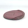 HERMES Evelyne H logo Wallet Coin Compartment coin purse Leather purple